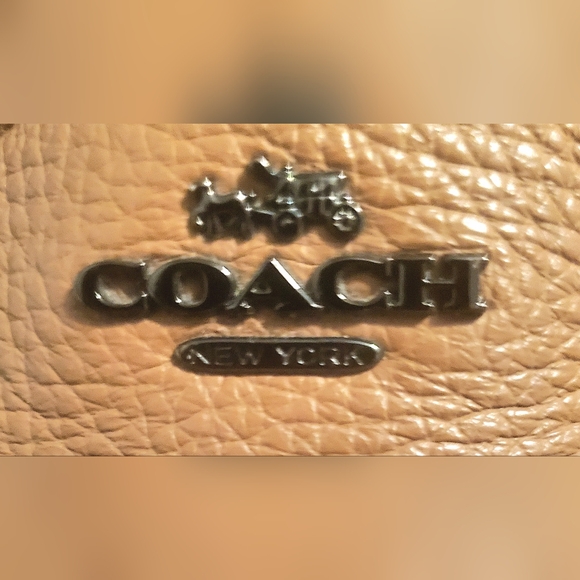💖EUC💖 Coach Mary Lock Up Leather Loafers, Caramel Brown Women’s Size 9.5 - Picture 4 of 14